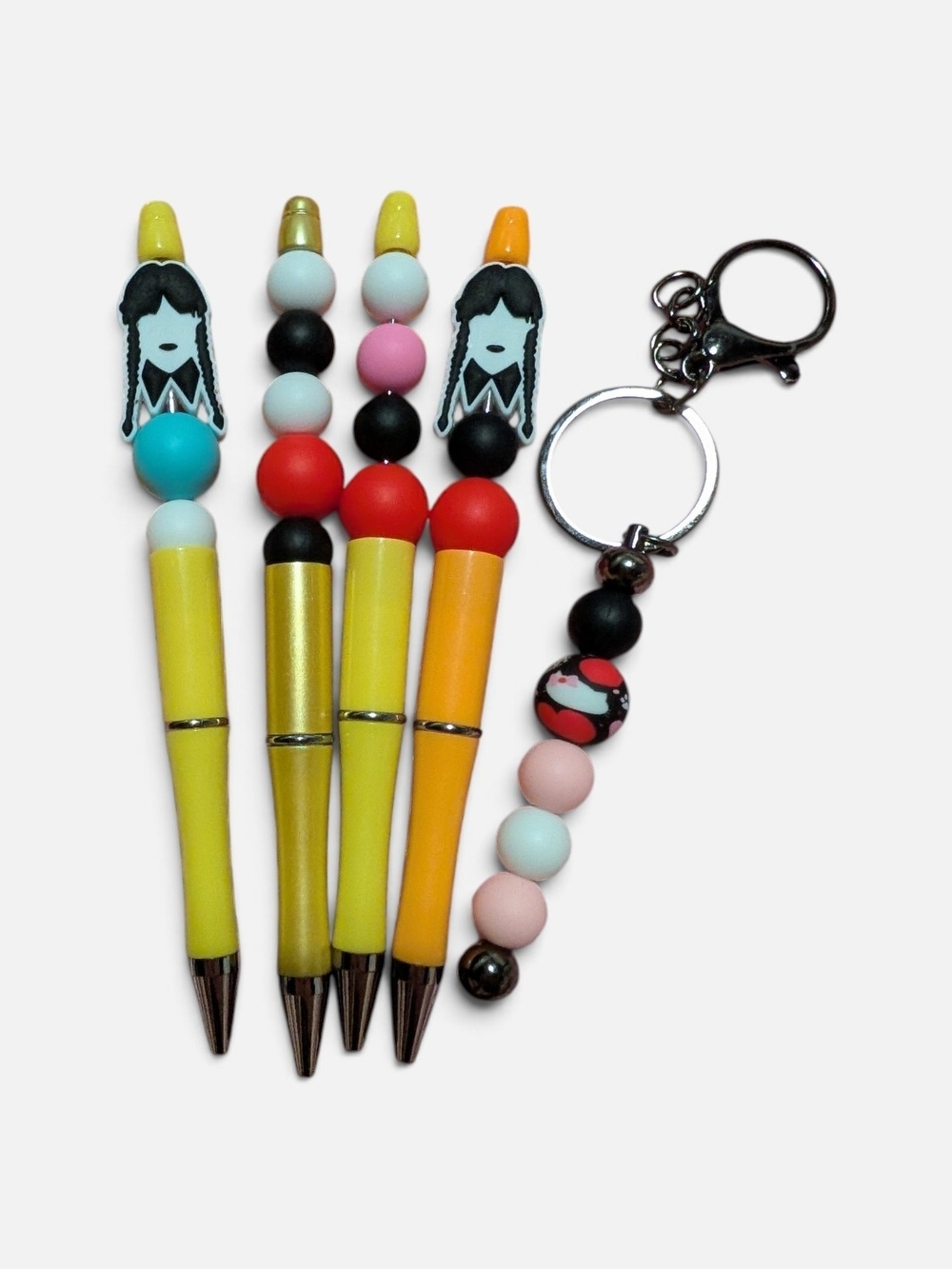 Ballpoint Pen Set with Keychain